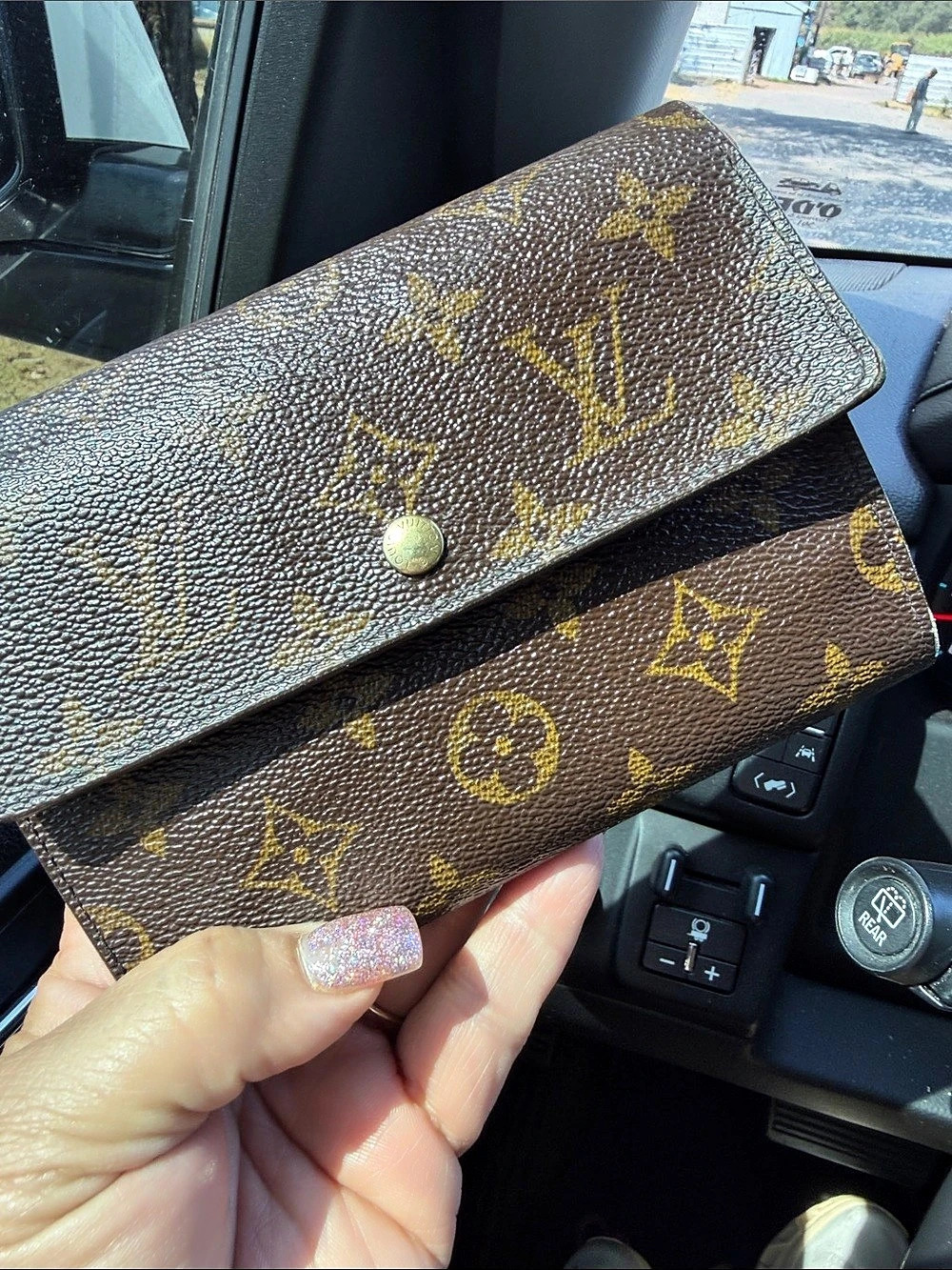 Louis Vuitton Monogram Continental Wallet in Brown